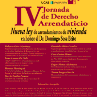 Jornadas de Derecho Arrendaticio