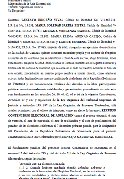 Texto del Recurso de Nulidad Eleccione 7-O