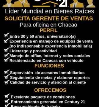 Trabajo Gerente Century 21