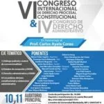 VI Congreso de derecho constitucional y IV congreso de derecho administrativo
