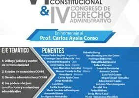 VI Congreso de derecho constitucional y IV congreso de derecho administrativo