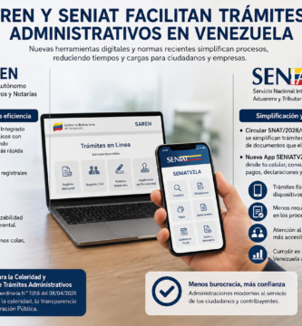 SAREN y SENIAT avanzan en la facilitación de trámites administrativos en Venezuela