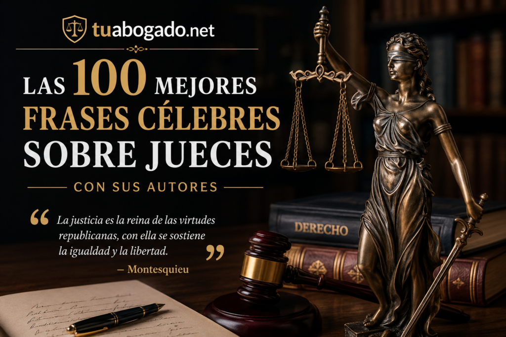 Las 100 Mejores Frases Célebres sobre Jueces con sus Autores