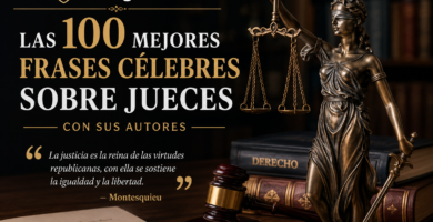 Las 100 Mejores Frases Célebres sobre Jueces con sus Autores