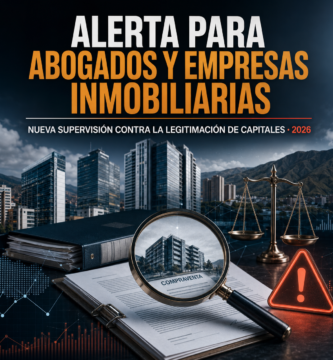 Alerta para abogados y empresas inmobiliarias: Venezuela intensificará en 2026 la supervisión contra la legitimación de capitales