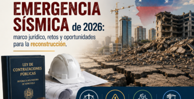 Las Contrataciones Públicas en Venezuela ante la Emergencia Sísmica de 2026: marco jurídico, retos y oportunidades para la reconstrucción.